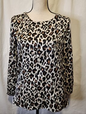 Leopard Print Women's Top